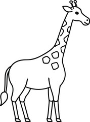 Obraz premium Giraffe Adventures in Color Fun 