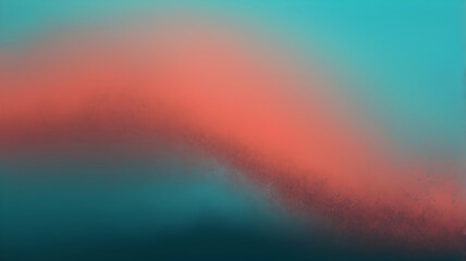 turquoise, coral, glowing rough grainy gradient background, noise texture wallpaper