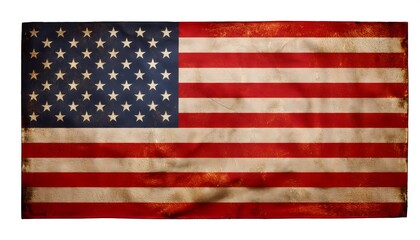 Fototapeta premium Vintage American Flag