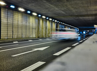 Famous Formula 1 Tunnel in monaco