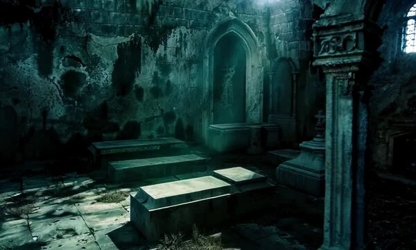Vampire's Crypt: Gothic Cemetery Shadows, Video