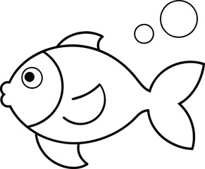 Underwater Laughs and Bubbles with Happy Fish
