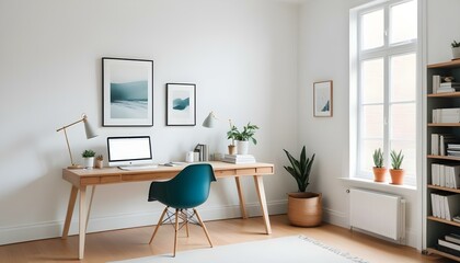 Fototapeta premium Photo interior modern design room 3d illustration