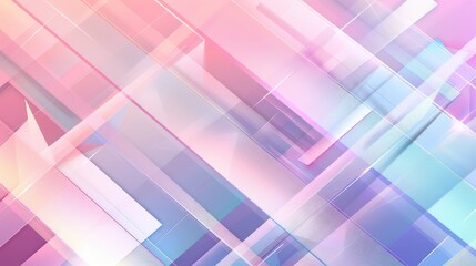 An elegant abstract background showcasing a harmonious blend of soft pastel gradients and bold geometric shapes for a contemporary look.