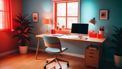 Photo interior modern design room 3d illustration