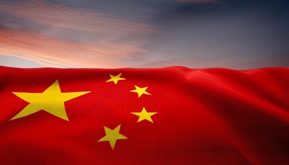 The Chinese flag