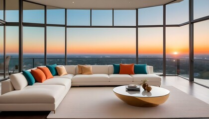 Photo interior modern design room 3d illustration