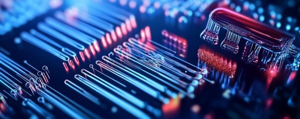 Visualization of DNA data processing in a quantum computer, biotechnology, synthetic biology
