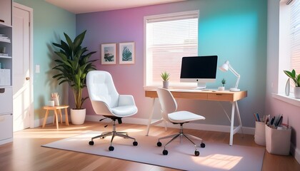 Photo interior modern design room 3d illustration