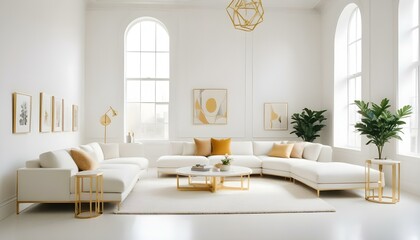 Photo interior modern design room 3d illustration