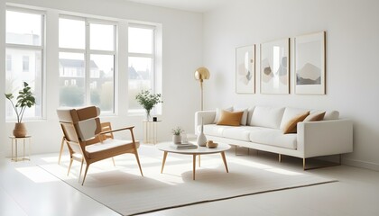 Photo interior modern design room 3d illustration