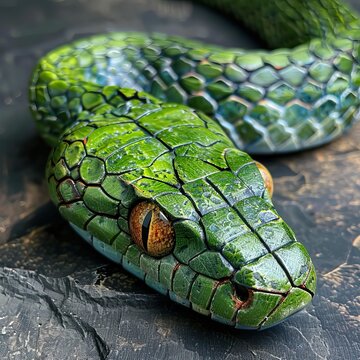 green snake