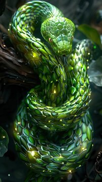 green snake
