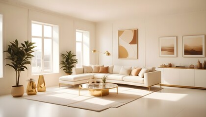 Photo interior modern design room 3d illustration