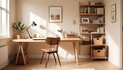 Photo interior modern design room 3d illustration