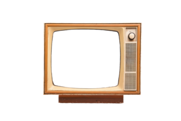 vintage televisions with blank screens, retro design, nostalgic advertisements, or vintagethemed visual content creation