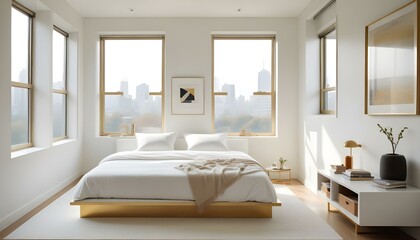 Photo interior modern design room 3d illustration