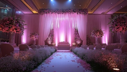 Elegant Wedding Ceremony Setup