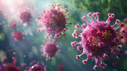 A medical researcher demonstrating how antiviral drugs target specific viral enzymes
