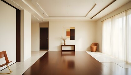 Fototapeta premium Photo interior modern design room 3d illustration