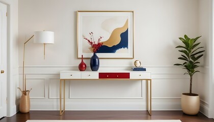 Photo interior modern design room 3d illustration