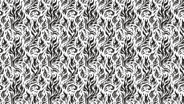 Fire pattern design in vector format with an abstract and stylish look