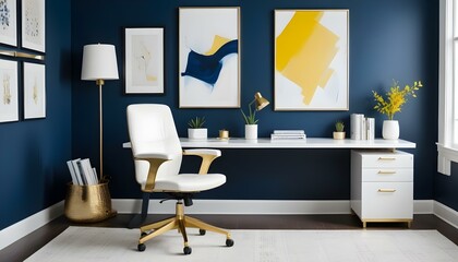 Photo interior modern design room 3d illustration