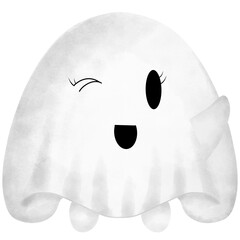 Baby little cute halloween ghost