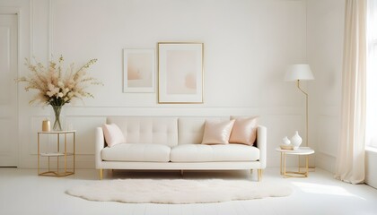 Photo interior modern design room 3d illustration