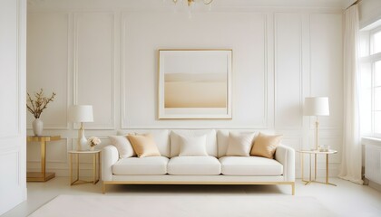 Photo interior modern design room 3d illustration