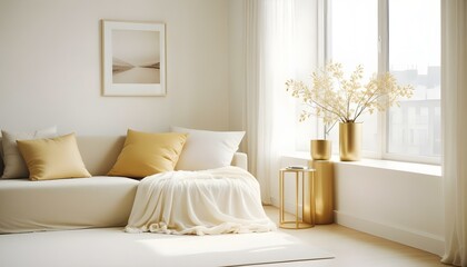 Fototapeta premium Photo interior modern design room 3d illustration