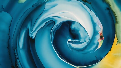 Abstract blue watercolor background