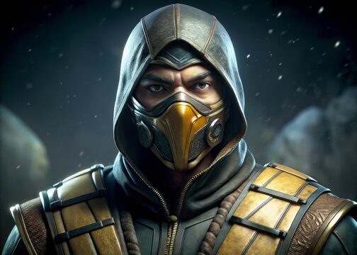mortal kombat fight mask