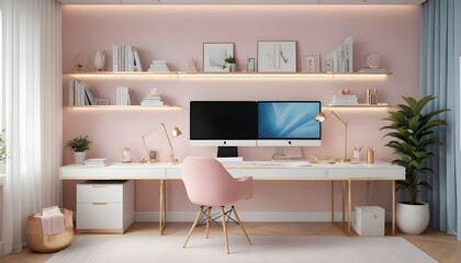 Photo interior modern design room 3d illustration