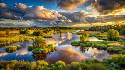 Fototapeta premium nature reserve landscape photography techniques