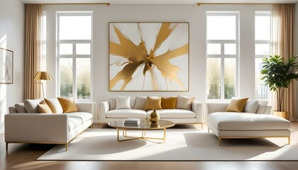 Photo interior modern design room 3d illustration