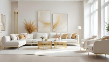Photo interior modern design room 3d illustration