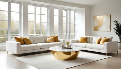 Fototapeta premium Photo interior modern design room 3d illustration