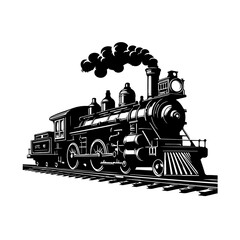 steam locomotive silhouette © Sham