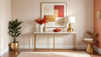 Photo interior modern design room 3d illustration