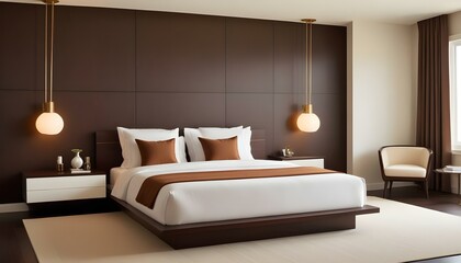 Photo interior modern design room 3d illustration