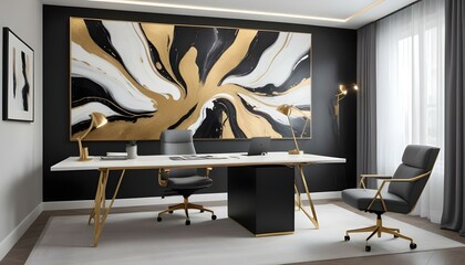 Photo interior modern design room 3d illustration