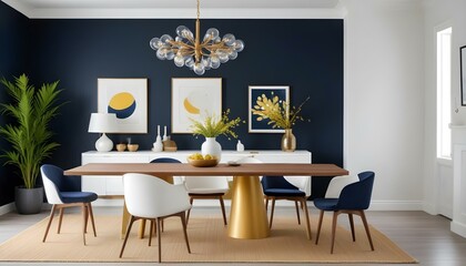 Photo interior modern design room 3d illustration