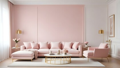 Photo interior modern design room 3d illustration