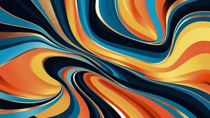 Abstract wavy vector background