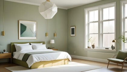 Fototapeta premium Photo interior modern design room 3d illustration