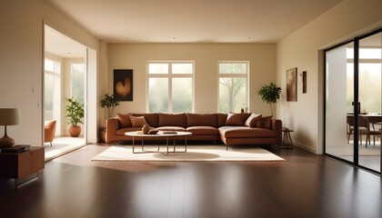 Fototapeta premium Photo interior modern design room 3d illustration