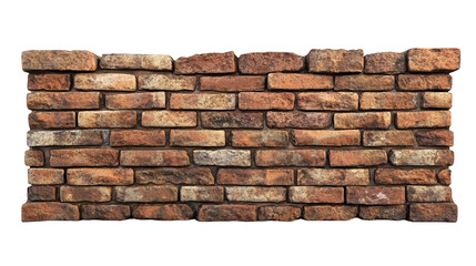 Rustic Brick Wall Texture Background with Colorful Frame