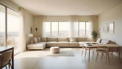 Fototapeta premium Photo interior modern design room 3d illustration