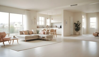 Fototapeta premium Photo interior modern design room 3d illustration